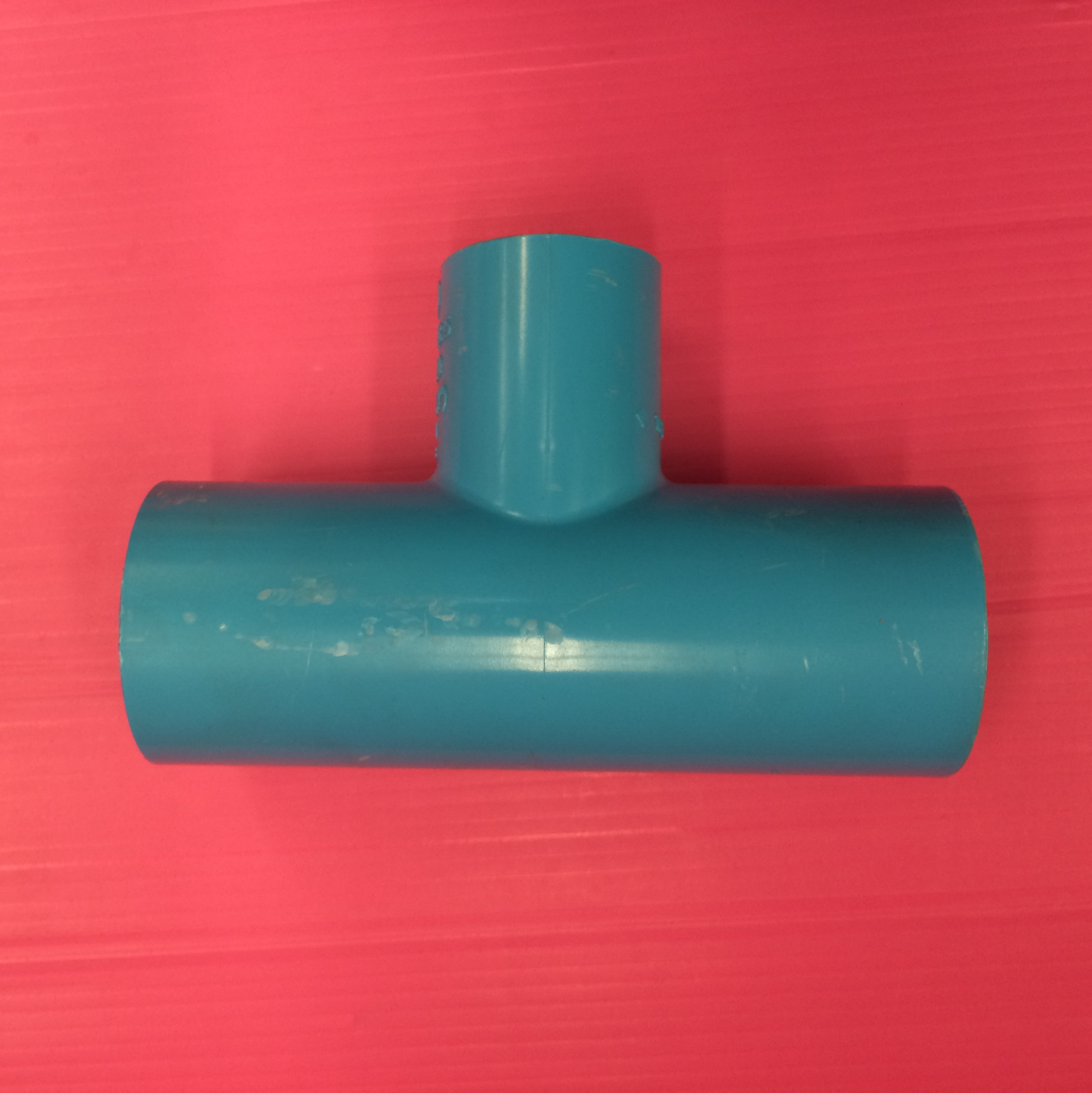 Blue PVC Reducing TEE-WS B 25x20 (1"x3/4")
